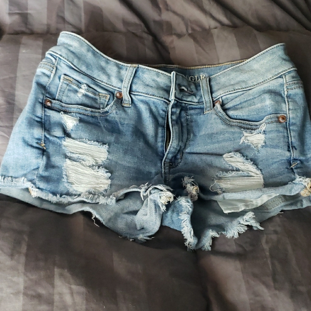 Distressed American Eagle Shorts